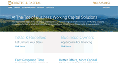 Desktop Screenshot of cresthillcapital.com